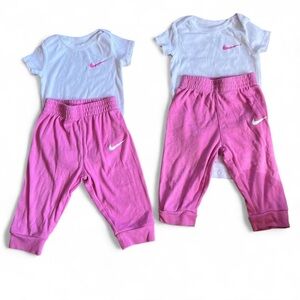 Nike White Garment with Black Logo